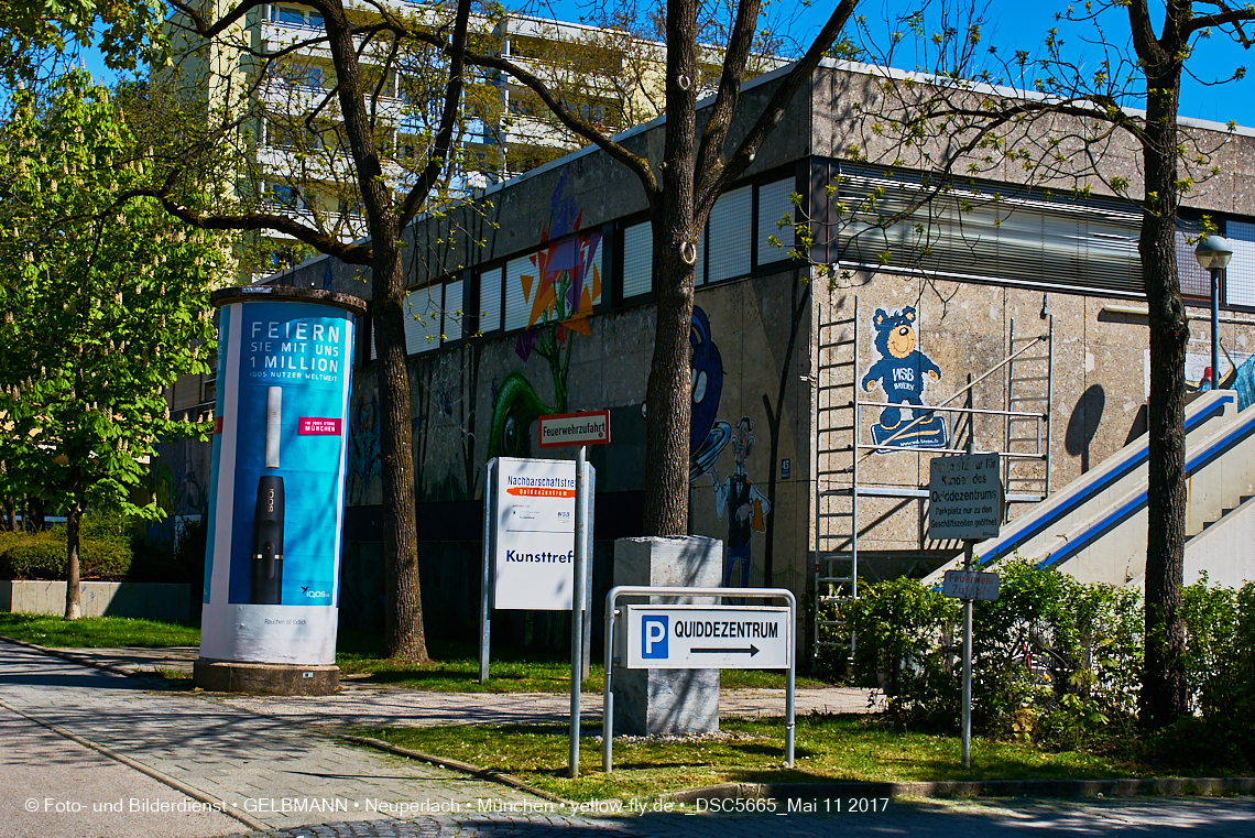 21.03.2017 - Abrissbaustelle Quiddezentrum in Neuperlach